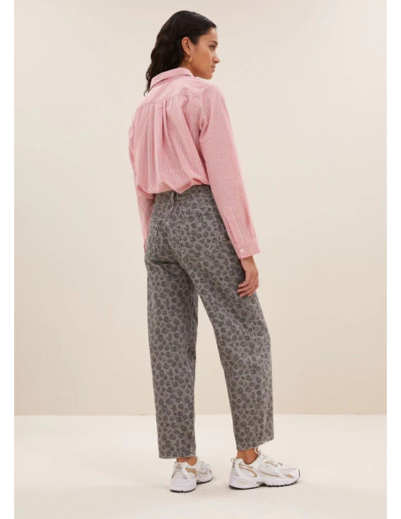 BY BAR PANTALONES CHEETAH GRIS