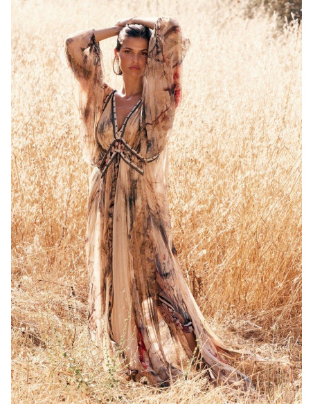 MES DEMOISELLES VESTIDO AUM MULTICOLOR