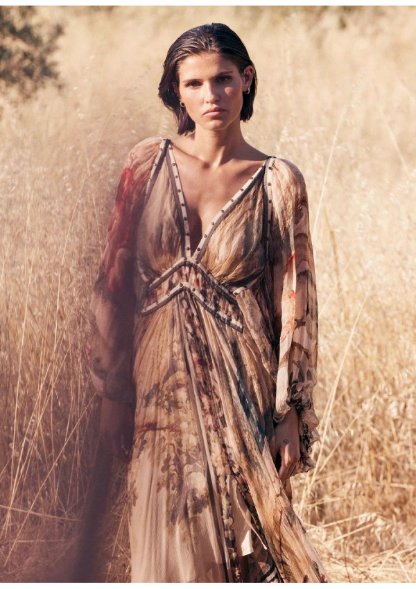 MES DEMOISELLES VESTIDO AUM MULTICOLOR