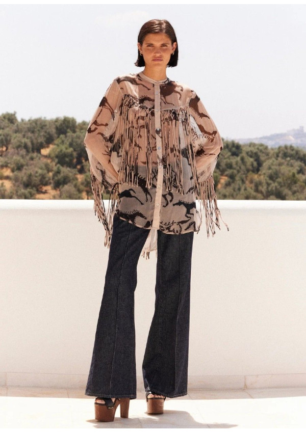 MES DEMOISELLE CAMISA FAUSTINA BEIGE