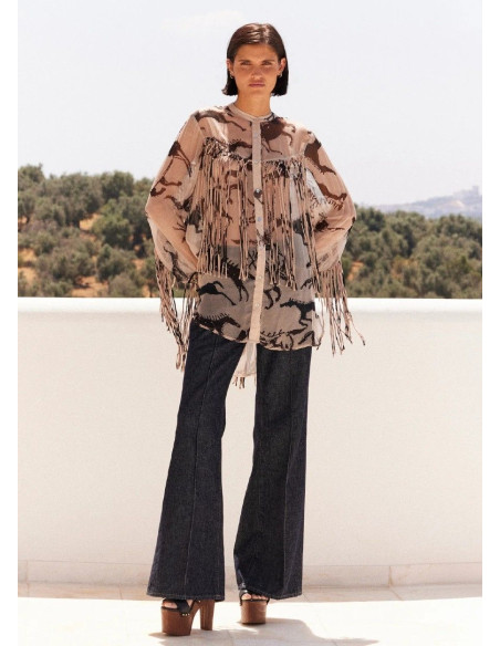 MES DEMOISELLE CAMISA FAUSTINA BEIGE