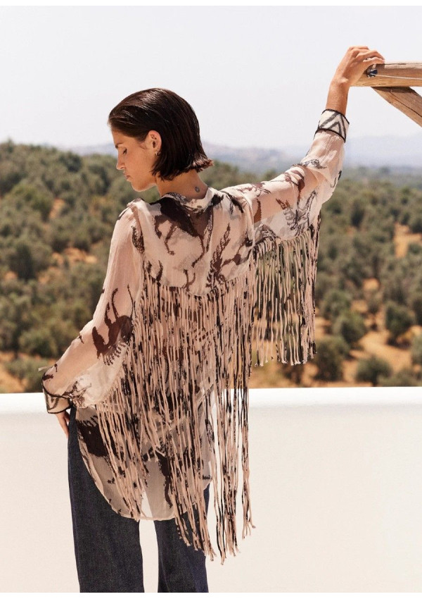 MES DEMOISELLE CAMISA FAUSTINA BEIGE