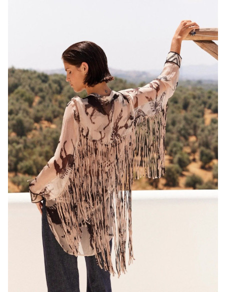 MES DEMOISELLE CAMISA FAUSTINA BEIGE