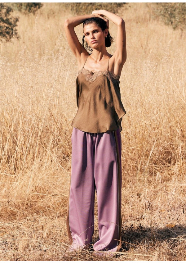 MES DEMOISELLES TOP MYSSY MARRON