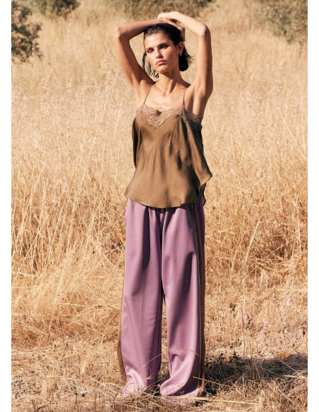 MES DEMOISELLES TOP MYSSY MARRON