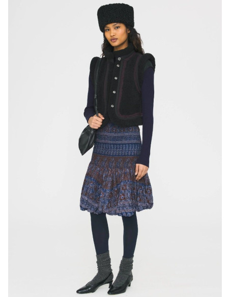 ANTIK BATIK CHALECO SALLY NEGRO