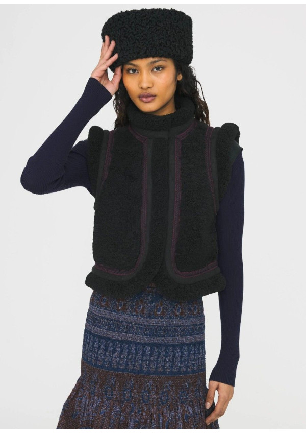 ANTIK BATIK CHALECO SALLY NEGRO