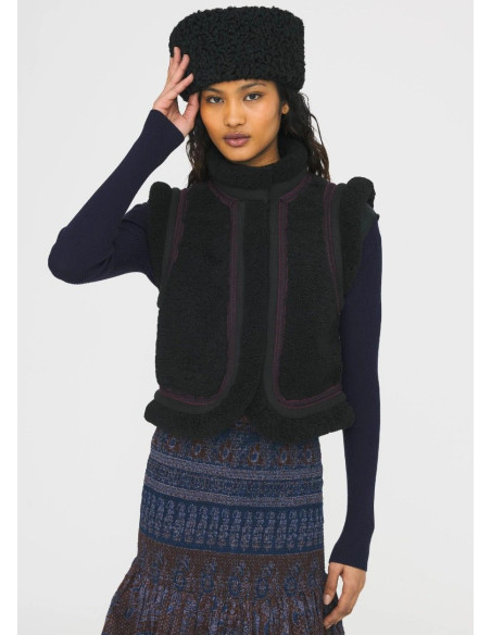 ANTIK BATIK CHALECO SALLY NEGRO