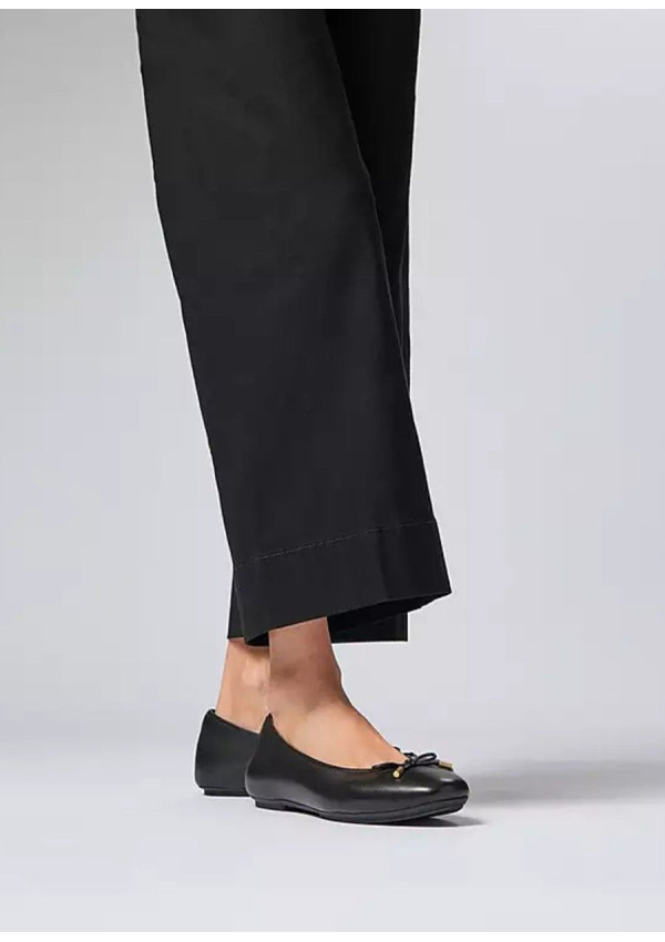 FITFLOP BAILARINA SOFT LEATHER BLACK