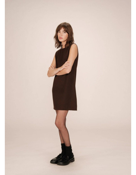 GRACE&MILA VESTIDO SARAH MARRON