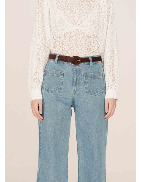 GRACE&MILA CINTURON SCOTLAND MARRON