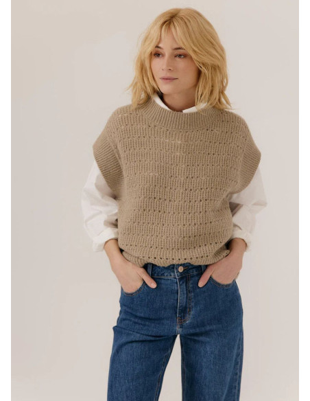 ARTLOVE JERSEY CERISE BEIGE