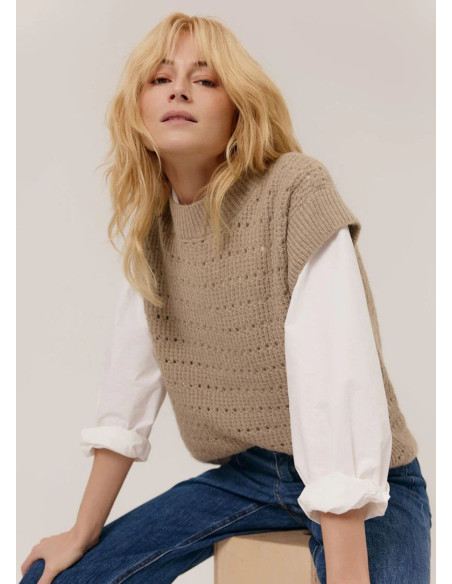 ARTLOVE JERSEY CERISE BEIGE