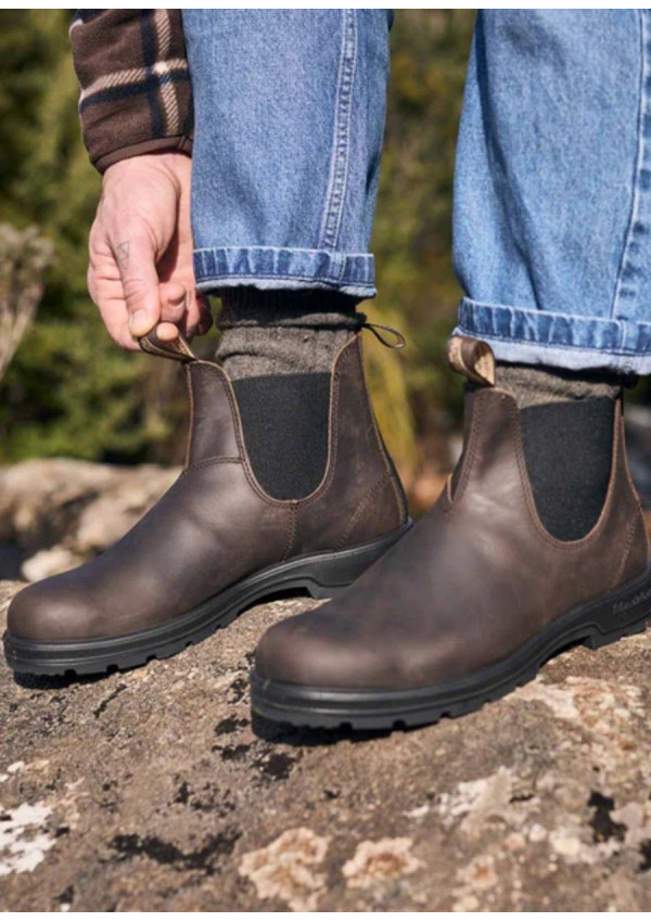 BLUNDSTONE BOTAS CHELSEA MARRÓN