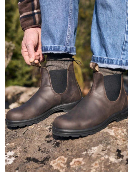 BLUNDSTONE BOTAS CHELSEA MARRÓN