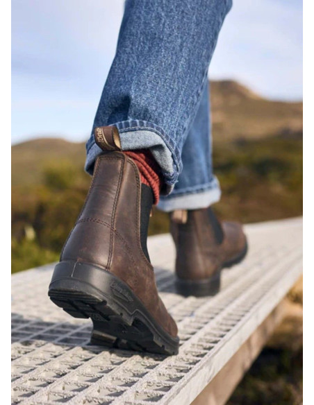 BLUNDSTONE BOTAS CHELSEA MARRÓN