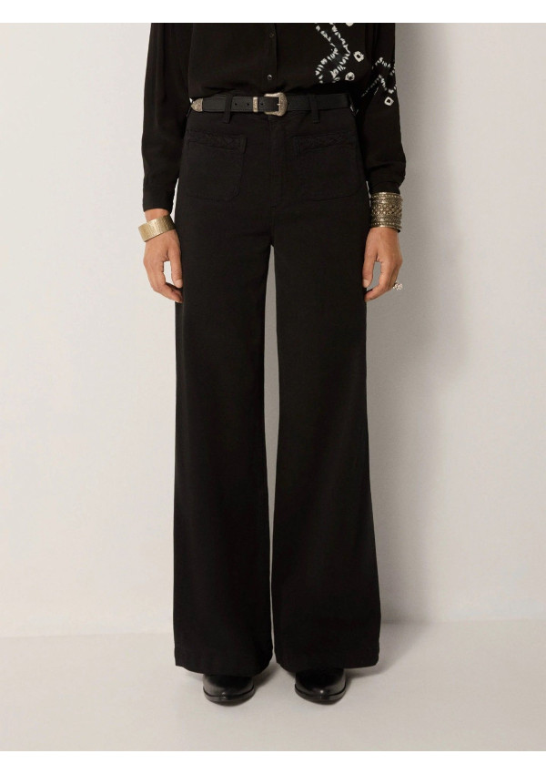MAISON HOTEL PANTALON GIULETTA NEGRO