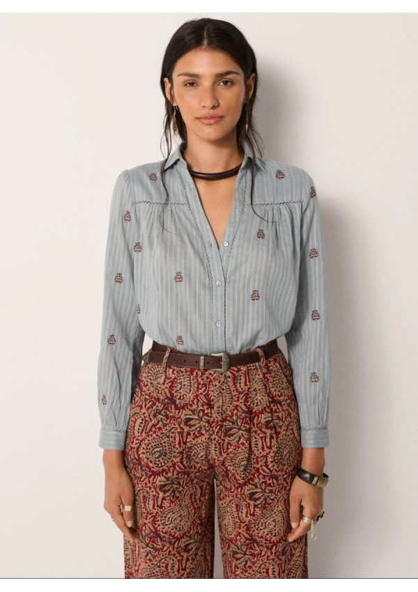 MAISON HOTEL BLUSA AMRIT DUSTY BLUE
