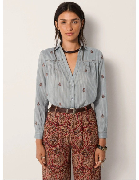 MAISON HOTEL BLUSA AMRIT DUSTY BLUE