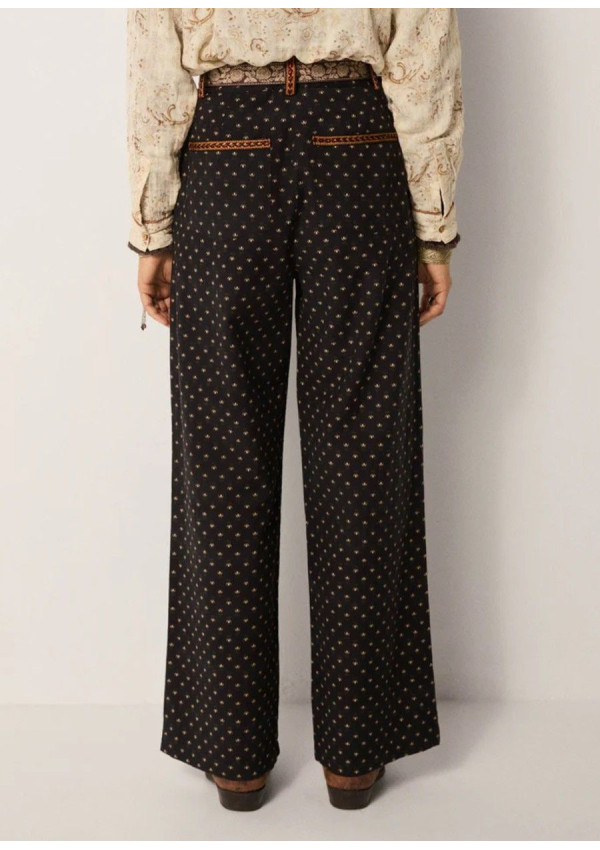 MAISON HOTEL PANTALON DIEGA BLACK COFFEE