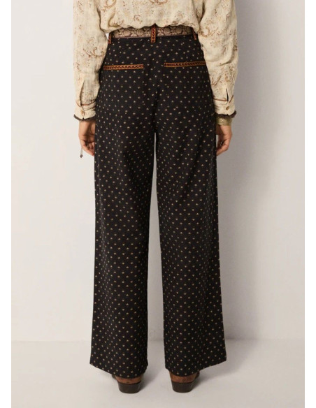 MAISON HOTEL PANTALON DIEGA BLACK COFFEE