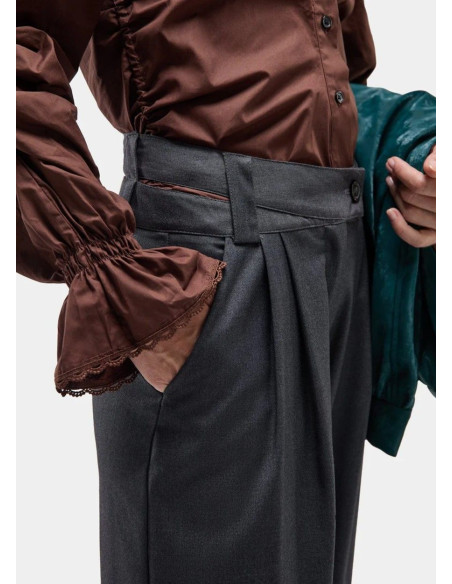 LAAGAM PANTALON SMITH GRIS