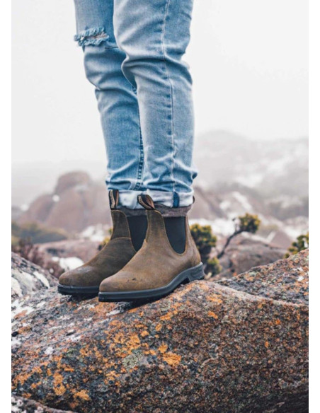 BLUNDSTONE BOTA CHELSEA VERDE