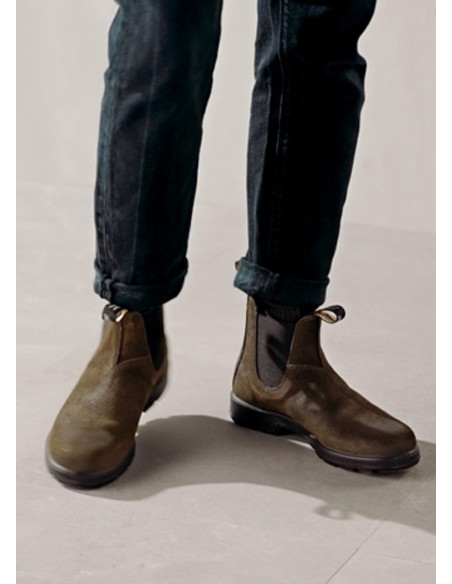 BLUNDSTONE BOTA CHELSEA VERDE