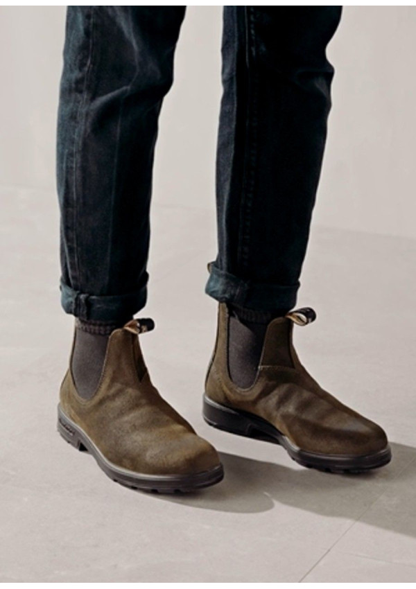 BLUNDSTONE BOTA CHELSEA VERDE