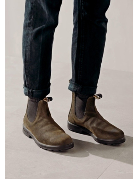 BLUNDSTONE BOTA CHELSEA VERDE