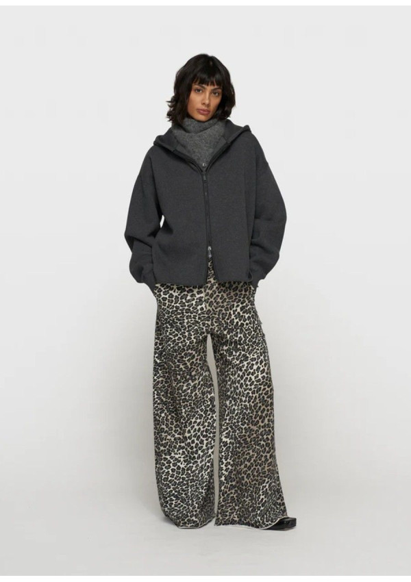 10DAYS PANTALON WIDE LEG LEOPARDO