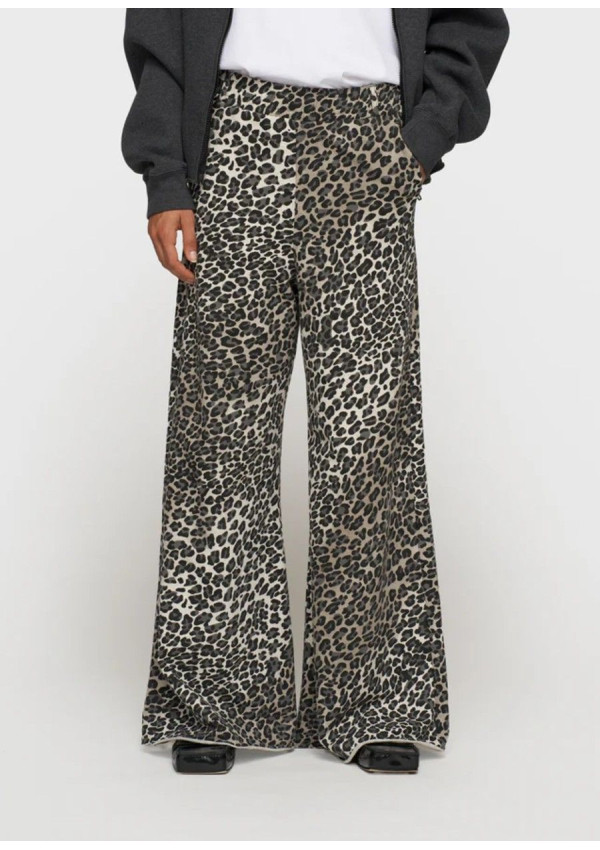 10DAYS PANTALON WIDE LEG LEOPARDO