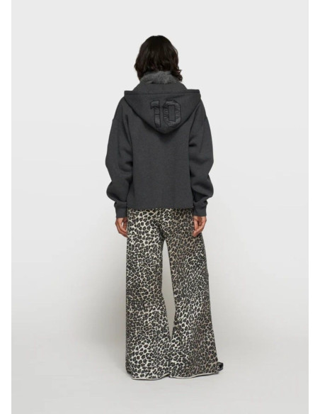 10DAYS PANTALON WIDE LEG LEOPARDO