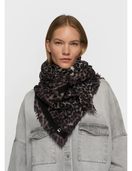 10DAYS SCARF LEOPARDO