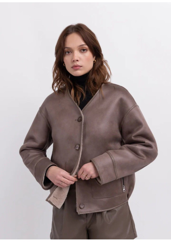 URBANCODE CHAQUETA SUEDETTE TOPO URBANCODE CHAQUETA SUEDETTE TOPO