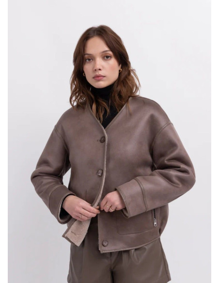 URBANCODE CHAQUETA SUEDETTE TOPO URBANCODE CHAQUETA SUEDETTE TOPO