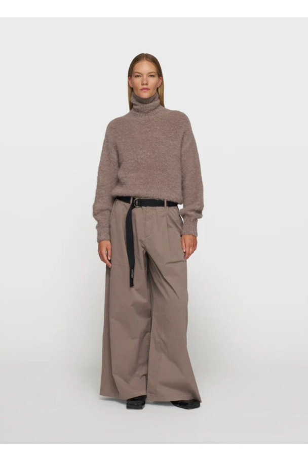 10DAYS  WIDE PANTS TWILL ROCK