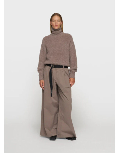 10DAYS  WIDE PANTS TWILL ROCK 10DAYS  WIDE PANTS TWILL ROCK