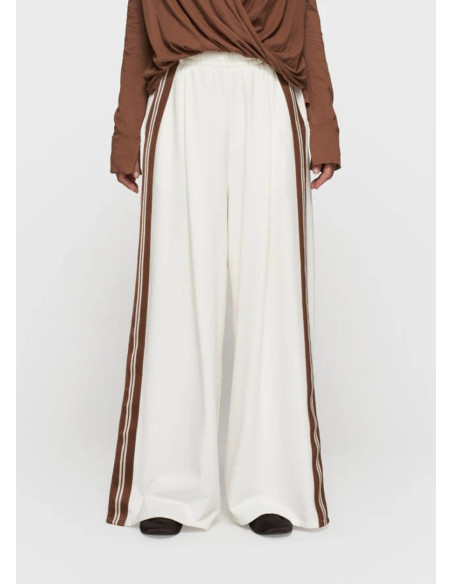 10DAYS WIDE PANTS TAPE ECRU