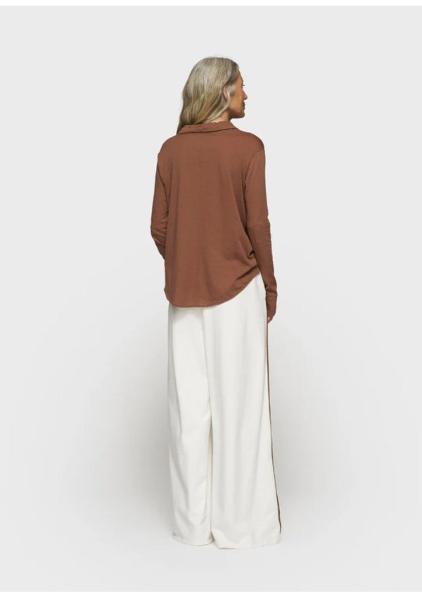 10DAYS WIDE PANTS TAPE ECRU