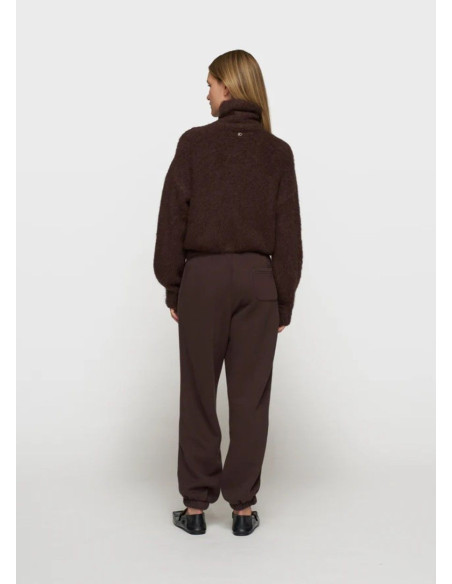 10DAYS  SWETER TURTLENECK DEEP WINE
