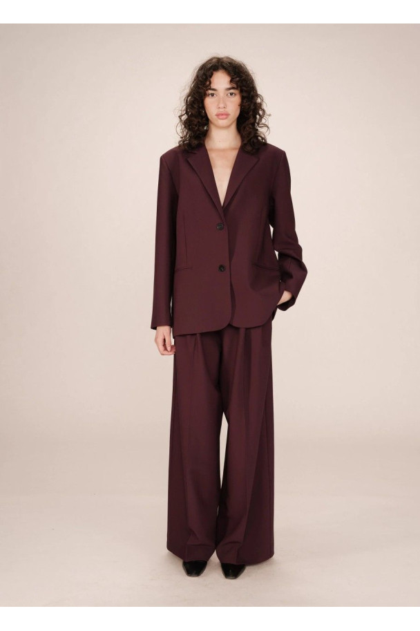 GRACE&MILA BLAZER STRONG BURDEOS