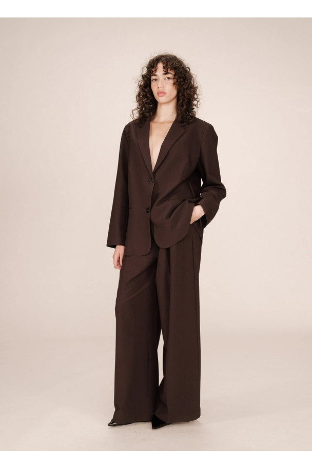 GRACE&MILA BLAZER STRONG CHOCOLATE