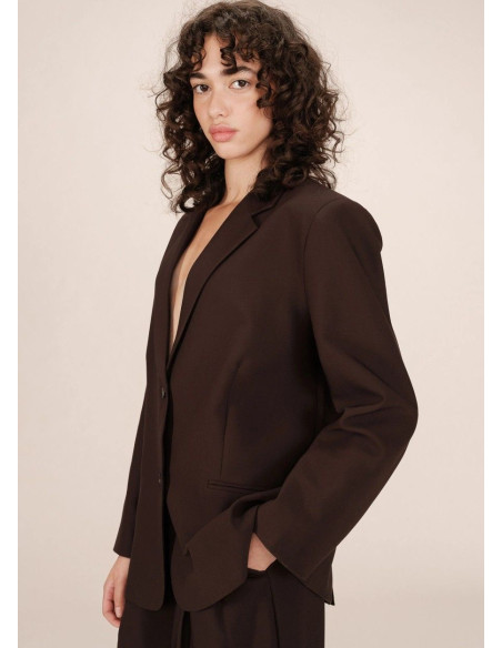 GRACE&MILA BLAZER STRONG CHOCOLATE GRACE&MILA BLAZER STRONG CHOCOLATE