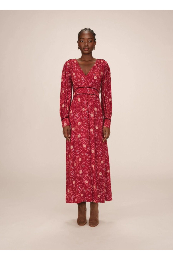 GRACE&MILA VESTIDO SENSIBLE TERRACOTA