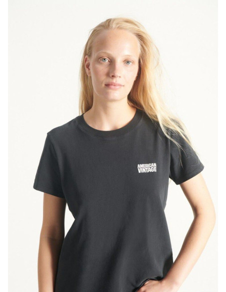 AMERICAN VINTAGE CAMISETA YOKOBOW NEGRA