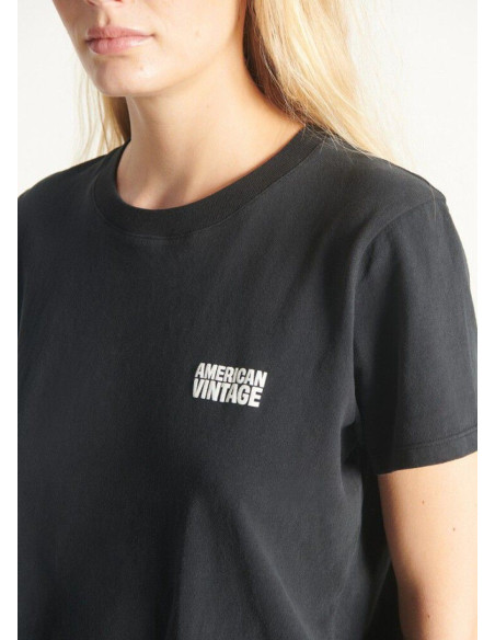 AMERICAN VINTAGE CAMISETA YOKOBOW NEGRA