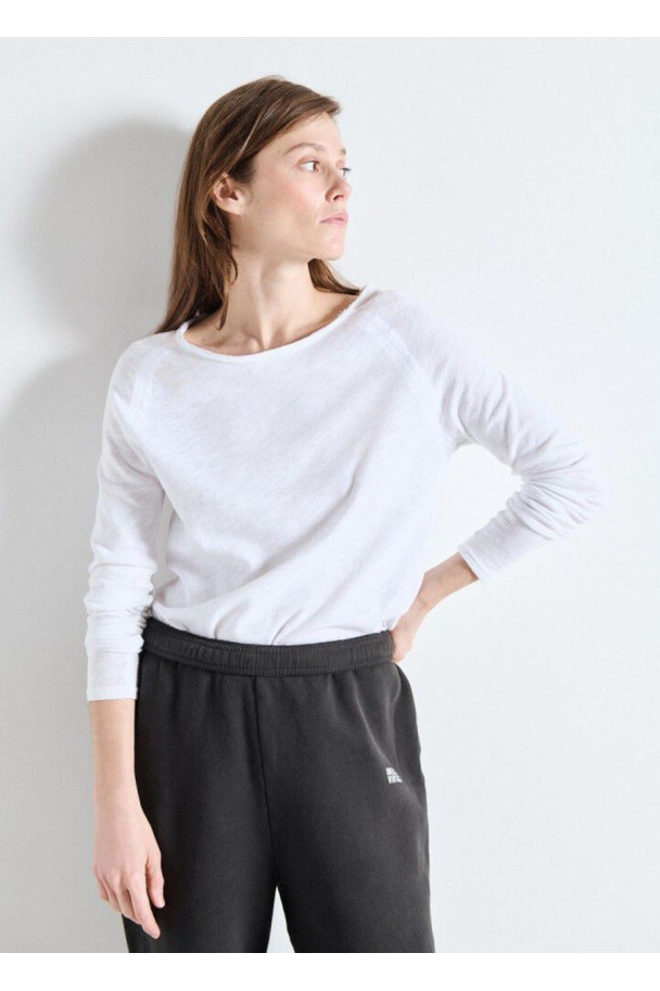 AMERICAN VINTAGE CAMISETA SONOMA ML BLANCA