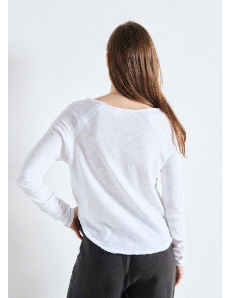 AMERICAN VINTAGE CAMISETA SONOMA ML BLANCA AMERICAN VINTAGE CAMISETA SONOMA ML BLANCA