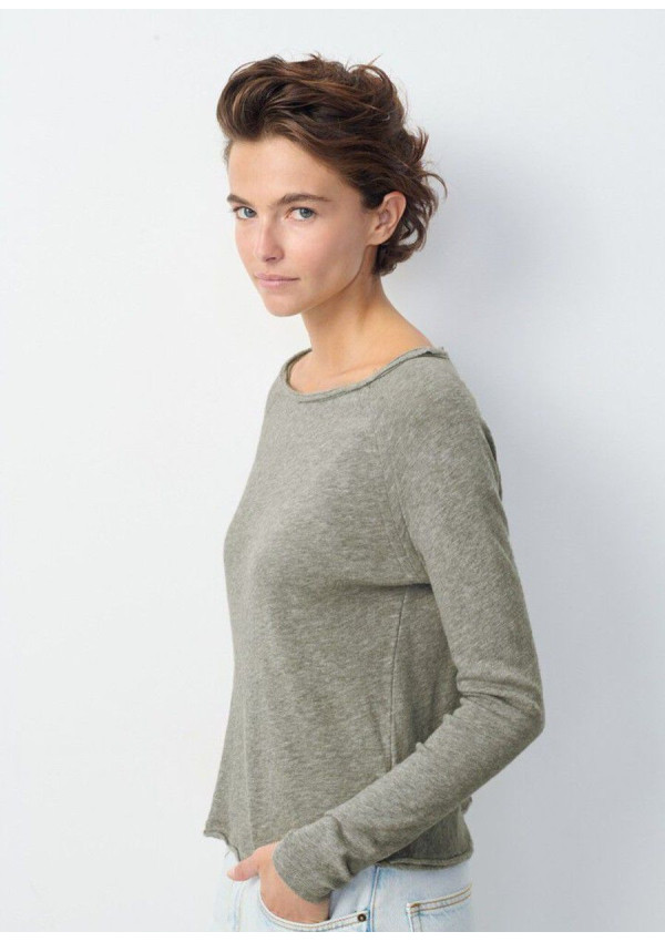 AMERICAN VINTAGE CAMISETA SONOMA ML GRIS